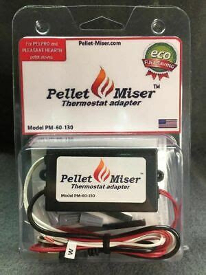 The <b>Pellet Miser thermostat adapter</b> allows the use of a standard or programmable millivolt (battery operated) wall <b>thermostat</b> on your Pelpro or Pleasant Hearth dial control <b>pellet</b> stove. . Pellet miser thermostat adapter